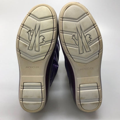 モンクレール ダウンブーツ レディース  サイズ41 パープル  MONCLER 約26.0cm【AFC47】