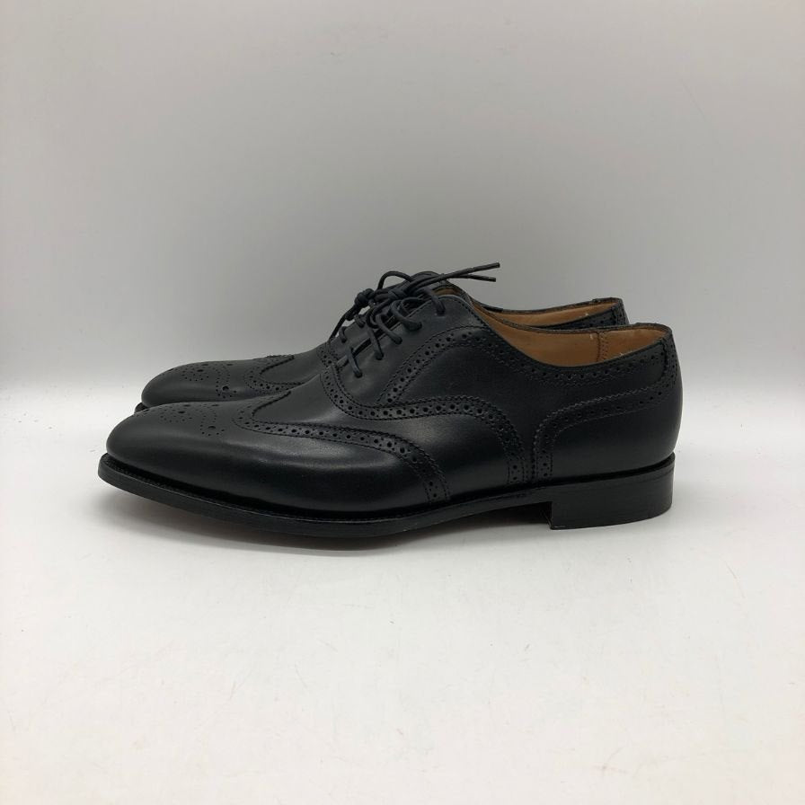 アルフレッド サージェント レザーシューズ ウィングチップ ブラック メンズ サイズ7 Alfred Sargent 約25.5cm【AFD8】
