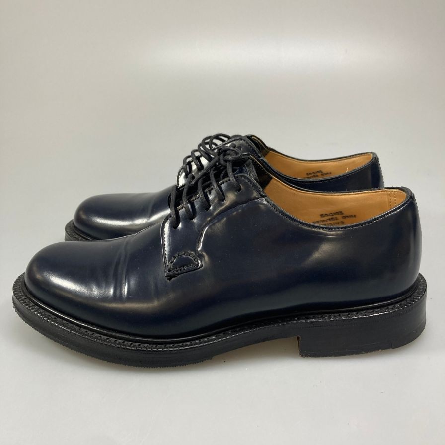 チャーチ シャノン カーフ レディース サイズ 5 ネイビー Church's 約24.0cm【AFC35】