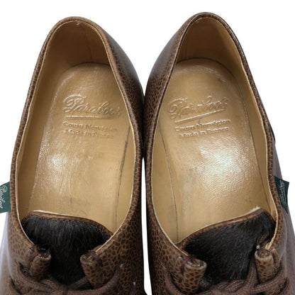 パラブーツ チロリアンシューズ ミカエル ポニー グレインレザー メンズ サイズ42 ブラウン系 PARABOOT MICHAEL ビジネスシューズ 約27.0cm【LA】【中古】