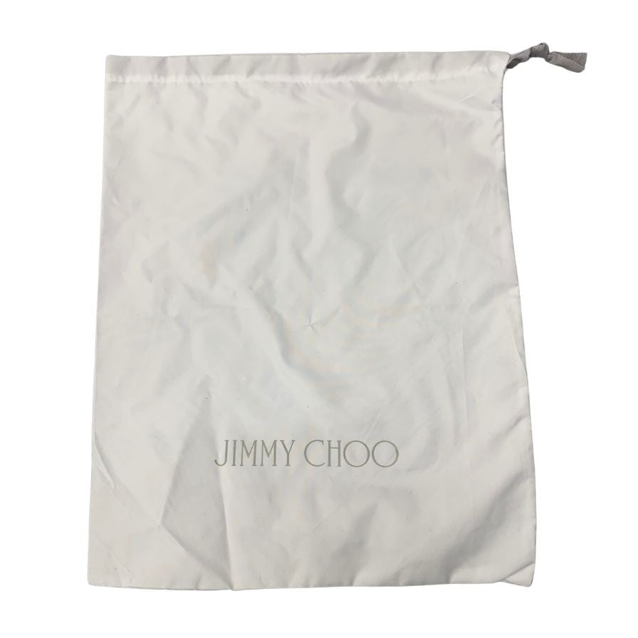 ジミーチュウ スニーカー ハイカット 型押し イタリア製 レディース ブラック サイズ39 JIMMY CHOO 約24.5cm【AFD9-2】