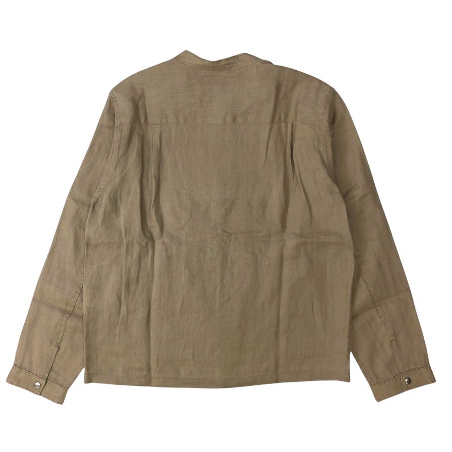 美品◆ビームス リネン シングルライダース ベージュ サイズ M BEAMS 【AFB20】