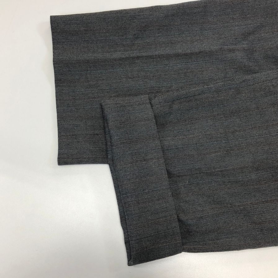 フェンダール パンツ スラックス ウール想定 サイドアジャスター ワンプリーツ メンズ サイズ41 1/2 グレー Fendart 【AFB33】