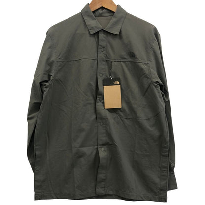 極美品◆ノースフェイス NR12601 ハイカーズシャツ メンズ グレー サイズM THE NORTH FACE 【AFB43】