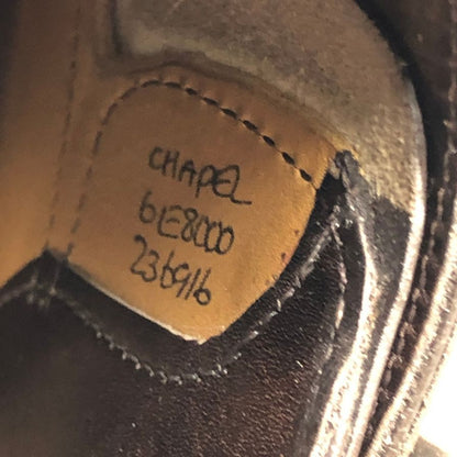 ジョンロブ チャペル ダブルモンク ミュージアムカーフ ブラウン 6E JOHN LOBB ビジネスシューズ 約24.5cm【LA】【中古】