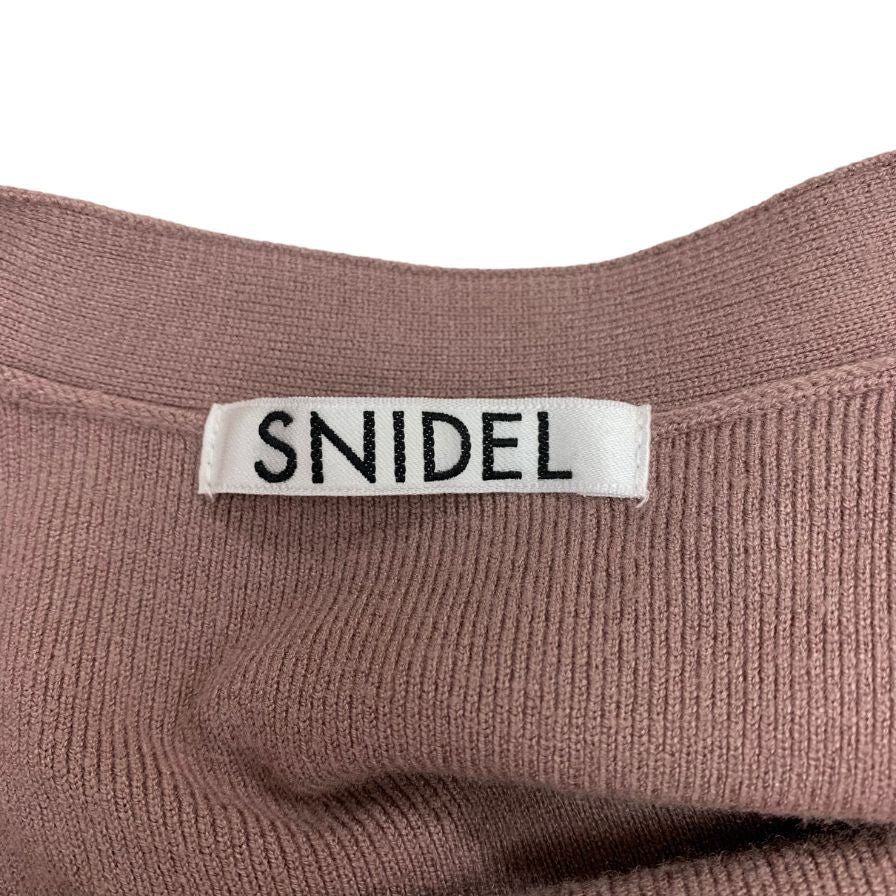 中古◆スナイデル  カーディガン フリル ピンク サイズフリー レディース SNIDEL 【AFB48】