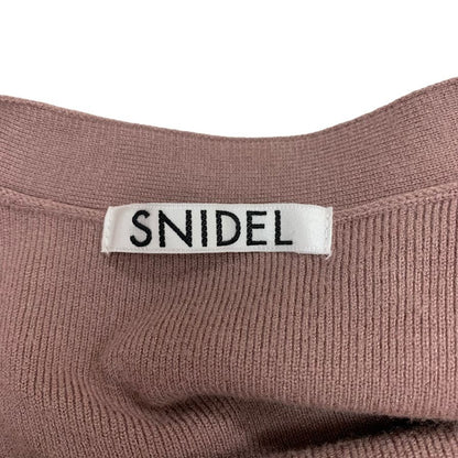 中古◆スナイデル  カーディガン フリル ピンク サイズフリー レディース SNIDEL 【AFB48】