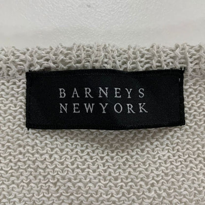 美品◆バーニーズニューヨーク カーディガン サマーニット レディース ベージュ サイズF BARNEYS NEW YORK 【AFB28】