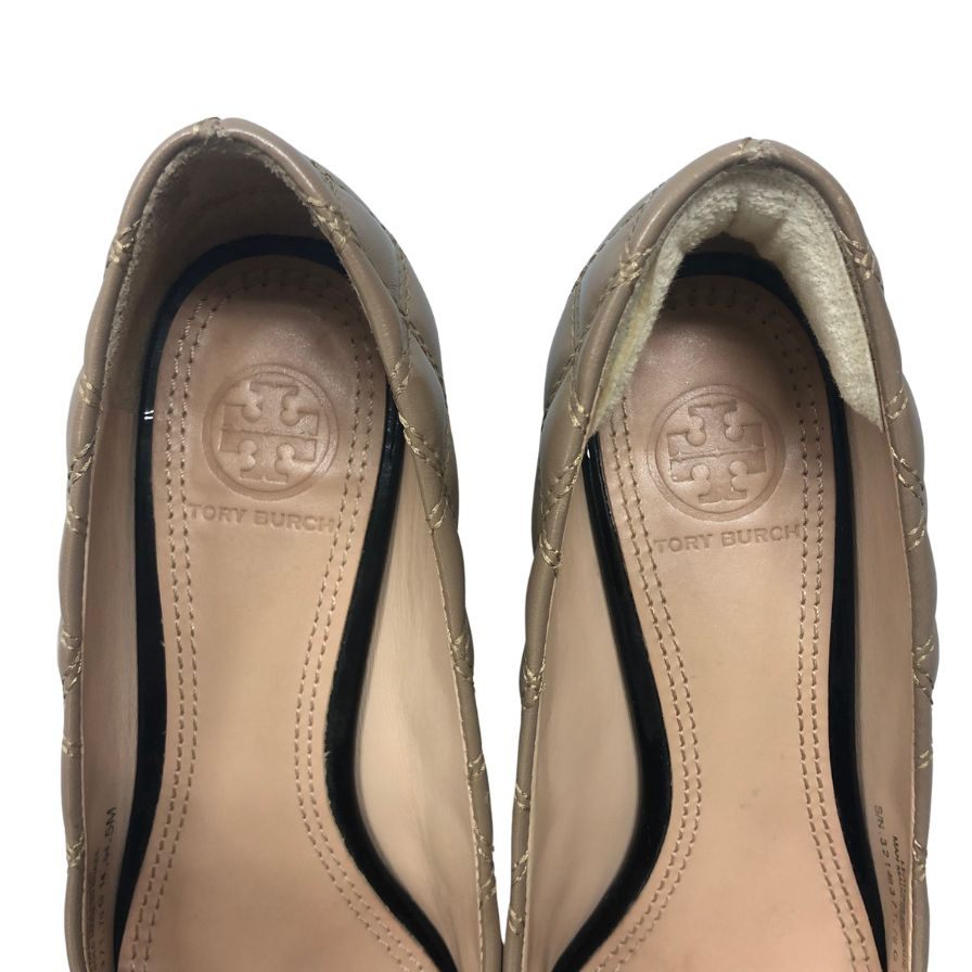 トリーバーチ パンプス パテント×レザー ピンク系 サイズ5M TORY BURCH 約23.0cm【AFD15】