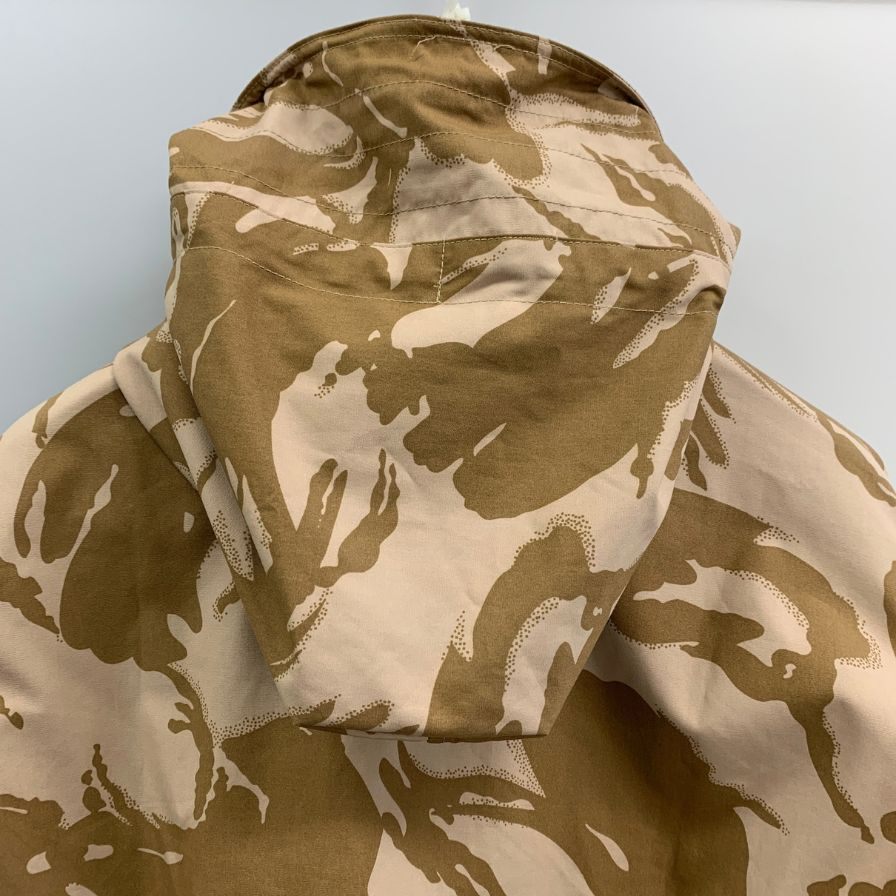美品◆イギリス軍 コンバットスモックジャケット カモフラ柄 メンズ サイズ170/104 ベージュ系 【AFB34】