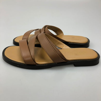 ジェイエムウエストン サンダル ダブルV ミュール ブラウン サイズ8 メンズ J.M.WESTON  約26.5cm【LA】【中古】