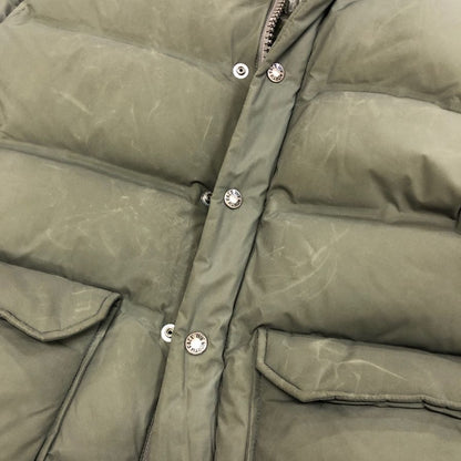 中古◆ノースフェイス ダウンジャケット パープルレーベル ND2458N VERTICAL SIERRA PARKA メンズ サイズM カーキ THE NORTH FACE PURPLE LABEL 【AFF22】