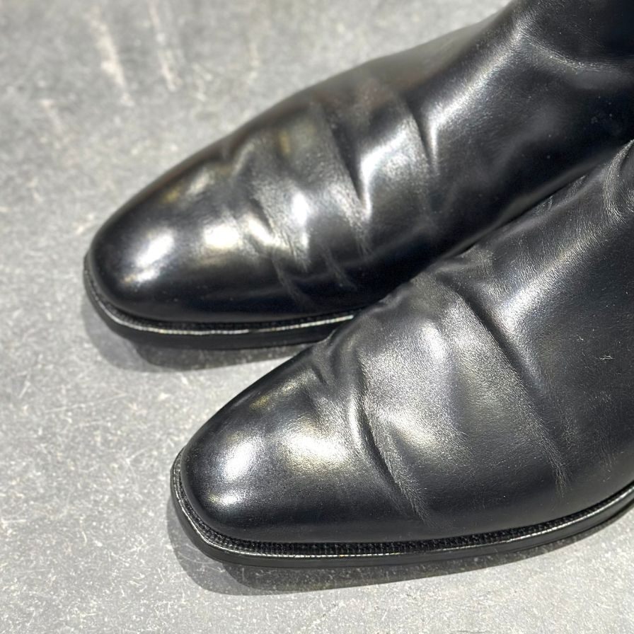 クロケット&ジョーンズ サイドゴアブーツ カウドレイ ブラック  メンズ サイズUK8.5D CROCKETT&JONES ブーツ 約27.0cm【LA】【中古】