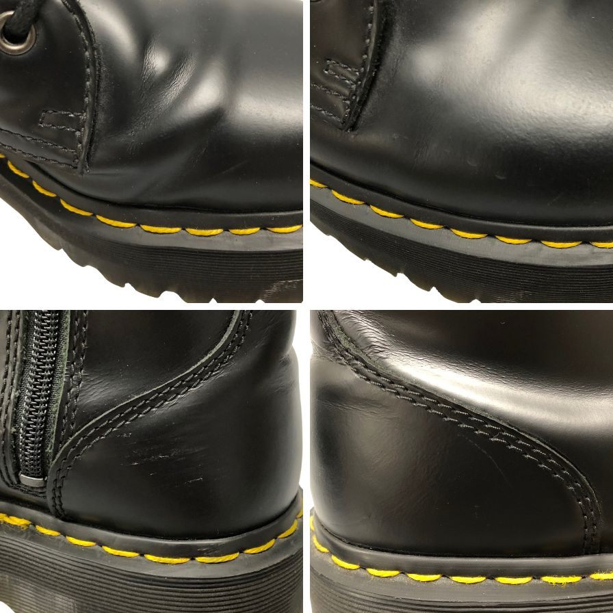 ドクターマーチン レースアップブーツ 8ホール レザー サイズUK6 メンズ ブラック Dr.Martens JADON 約24.5cm【AFC35】