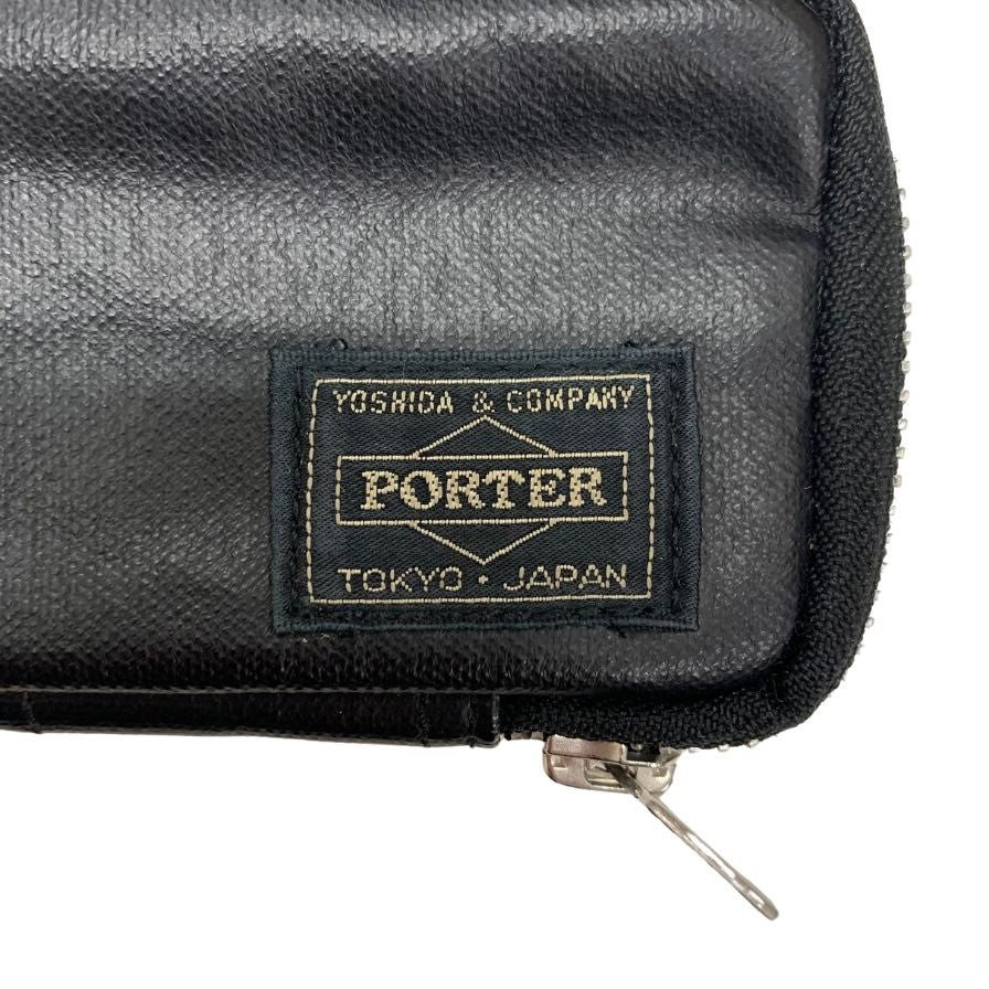 ポーター キーケース ファスナー ブラック メンズ PORTER【AFI11】