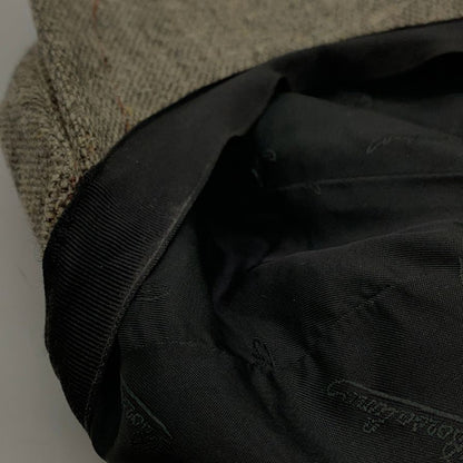 ボルサリーノ ハンチング帽子 ウール混 イタリア製 メンズ サイズ59cm ブラウン Borsalino