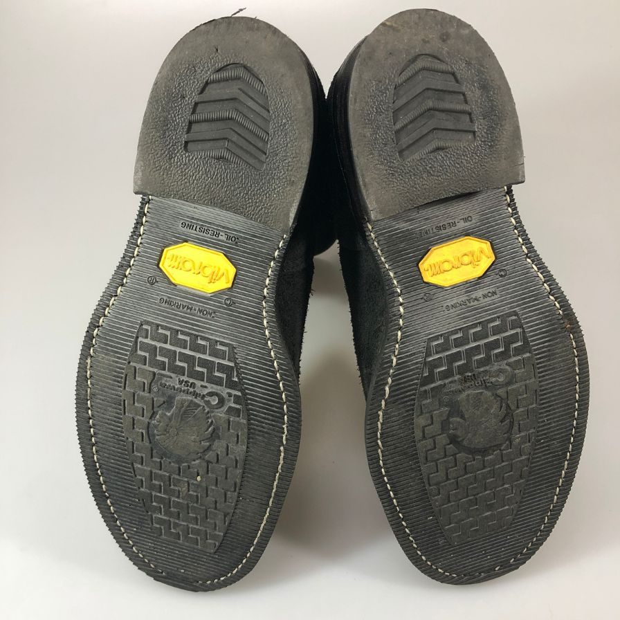 チペワ 91069 エンジニアブーツ スエード ブラック サイズUS7.5E メンズ CHIPPEWA 約25.5cm【AFI30】