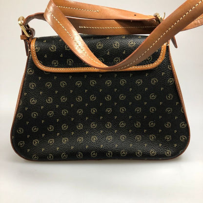 ポリーニ バッグ レザー ベルト レディース ブラウン POLLINI【AFE1】