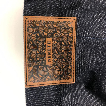 ネメス デニムパンツ デニムスラックス ボタンフライ 立体裁断 インディゴ サイズS メンズ NEMETH 【AFB35】