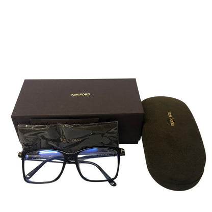 トムフォード ブルーライトカット  メガネ サングラス    TF 6100-D-B ECO 001 56□17 ブラック TOM FORD【AFB55】