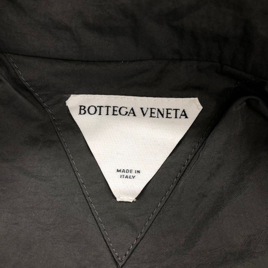 極美品◆ボッテガヴェネタ ジャケット キモノブルゾン ナイロン グレー メンズ サイズ46 646907 BOTTEGA VENETA 【AFB6】