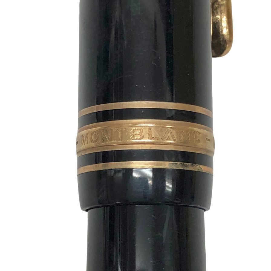 モンブラン 万年筆 マイスターシュテュック 4810 No.146 ペン先14C 585 ブラック×ゴールド MONTBLANC【AFI7】