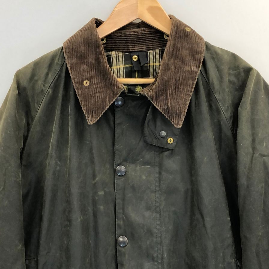 バブアー オイルドジャケット ビューフォート 95年製 3ワラント カーキ メンズ サイズC44 BARBOUR BEAUFORT【LA】