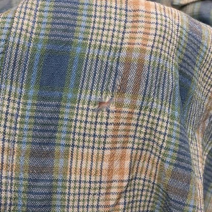 中古◆ペンドルトン 70S チェックシャツ ブルー系 SIR PENDLETON メンズ サイズM PENDLETON 【AFB17】