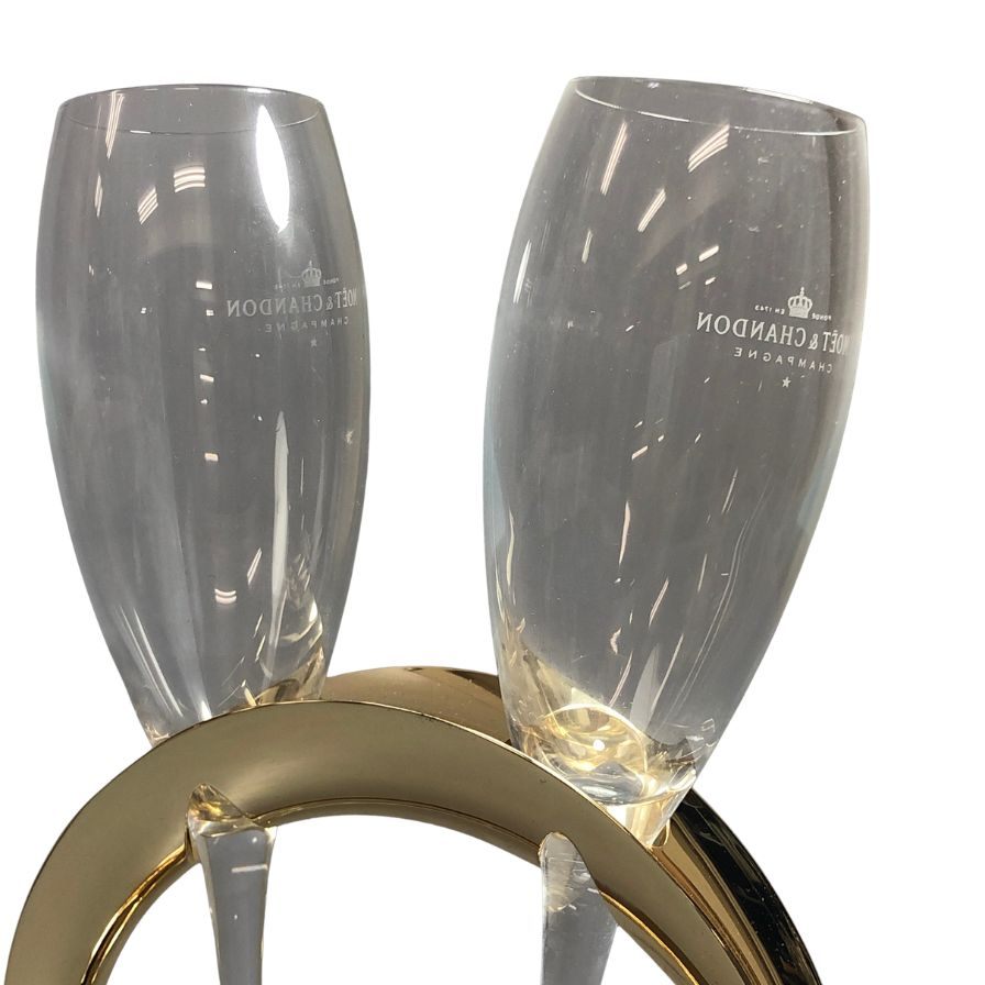 モエシャンドン グラススタンド ペア リングホルダー MOET&CHANDON【AFI26】【中古】