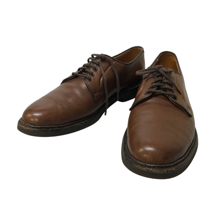 オールデン グレインレザー アルパインカーフ 946 外羽根 プレーントゥ メンズ サイズ8.5 ブラウン Alden 約26.5cm【PTM3】