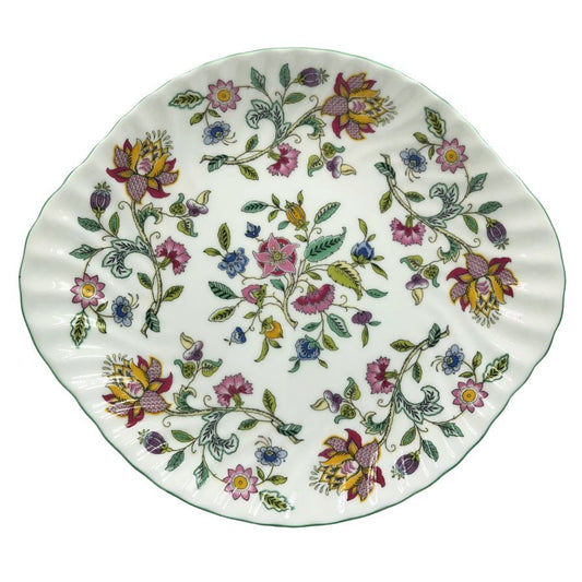 ミントン ハドンホール プレート 花柄 ホワイト MINTON HADDON HALL【AFI26】【中古】