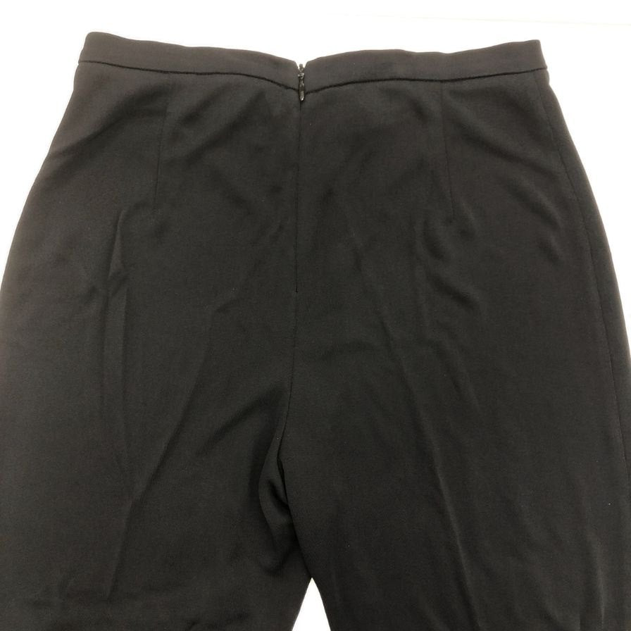 ジョルジオアルマーニ パンツ バックジップ ブラック レディース サイズ38 GIORGIO ARMANI 【AFB12】