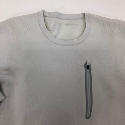 中古◆デサント ハイテク長袖Tシャツ アイボリー メンズ サイズ0 DESCENTE 【AFB33】