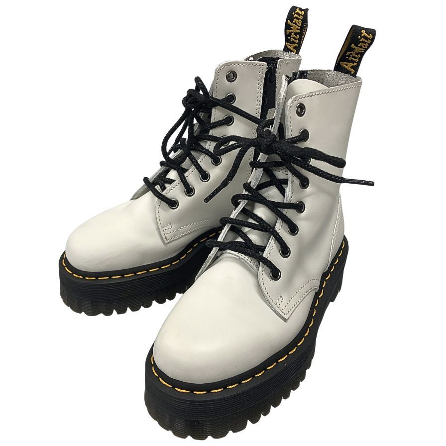 ドクターマーチン レースアップブーツ ジェイドン サイドジップ レザー 15265100 ホワイト レディース サイズUK4 Dr.MARTENS JADON 約23.0cm【AFD6】