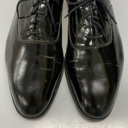 ブルックスブラザーズ  レザーシューズ 911 エナメル 905  プレーントゥ 内羽根 メンズ サイズ41D  ブラック BROOKS BROTHERS 約26.0cm【AFC34】
