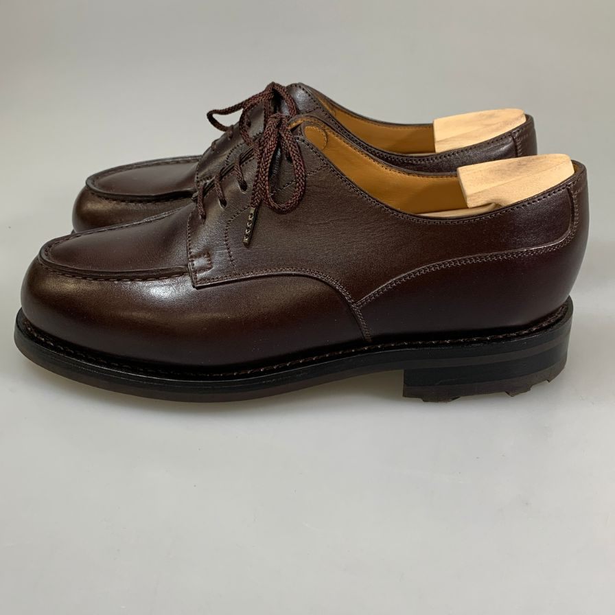 ジェイエムウエストン レザーシューズ Uチップ 641 ゴルフ サイズ4D ブラウン レディース J.M.WESTON GOLF ビジネスシューズ 約22.5cm【LA】【中古】