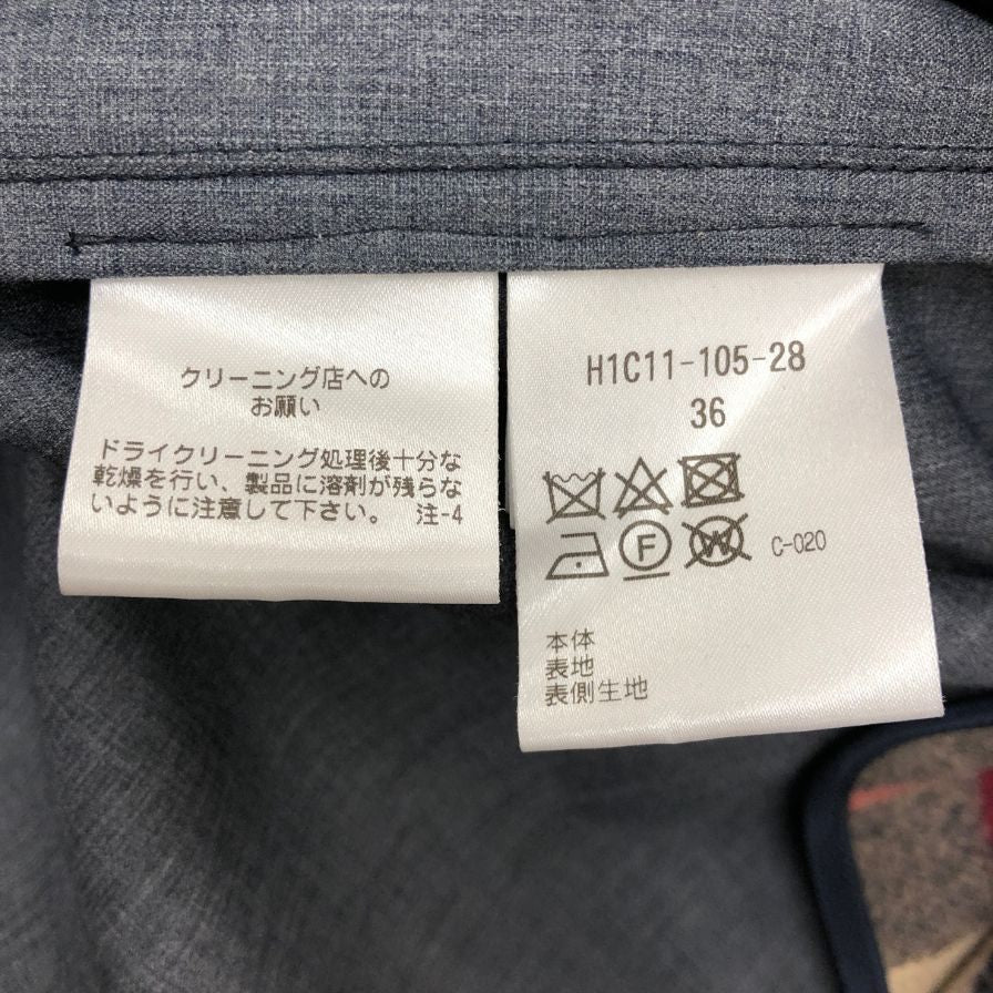 美品◆マッキントッシュ フィロソフィー ステンカラー コート サイズ36 Macintosh 【AFB5】