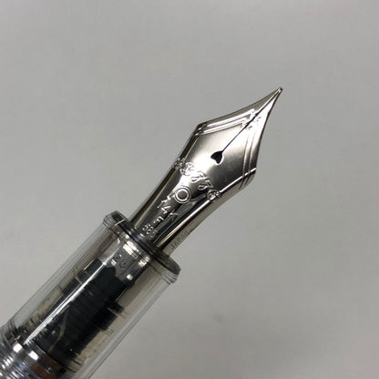 プラチナ 万年筆 センチュリー 3776 透明 クリア ペン先14K F 585 日本製 PLATINUM CENTURY【AFI12】