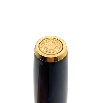 モンテグラッパ ボールペン ツイスト式 ブルー×ゴールド マーブル Montegrappa【AFI8】
