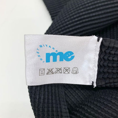 極美品◆ミー イッセイ ミヤケ メッシュ カットソー MI11FK426 レディースブラック サイズ フリー  me ISSEY MIYAKE 【AFB26】