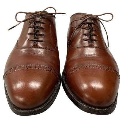 オールデン レースアップシューズ 900 パンチドキャップ カーフ ブラウン メンズ サイズ7.5 Alden 約25.5cm【AFD14】