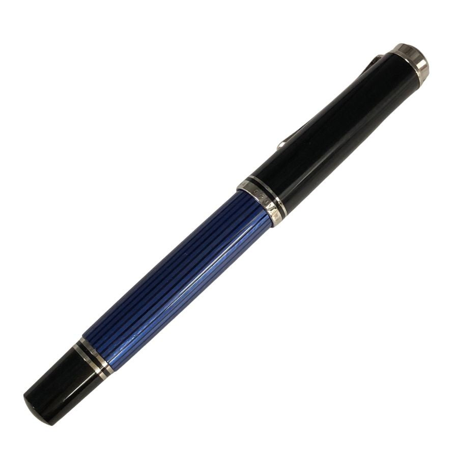 ペリカン 万年筆 スーベレーン 青縞 ブルーストライプ ペン先14C-585 PELIKAN Souveran【AFI18】