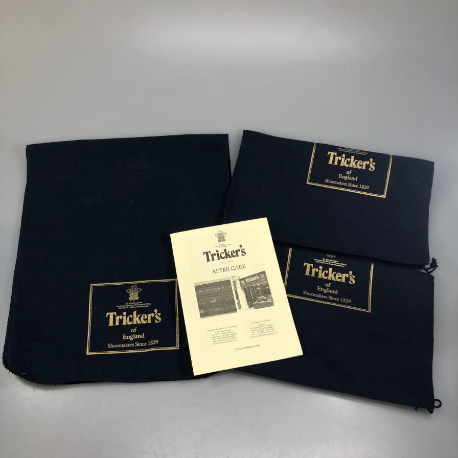 トリッカーズ M7403 シングルモンク メンズ サイズ 7 ハーフ ブラック Tricker’ｓ ビジネスシューズ 約25.5cm【LA】【中古】