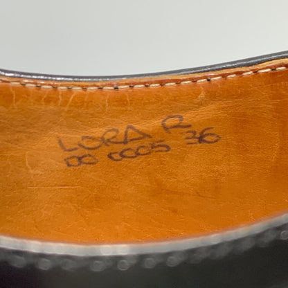 チャーチ ダブルモンク レザーシューズ ブラック サイズ36 レディース  Church's 約23.0cm【AFC41-2】