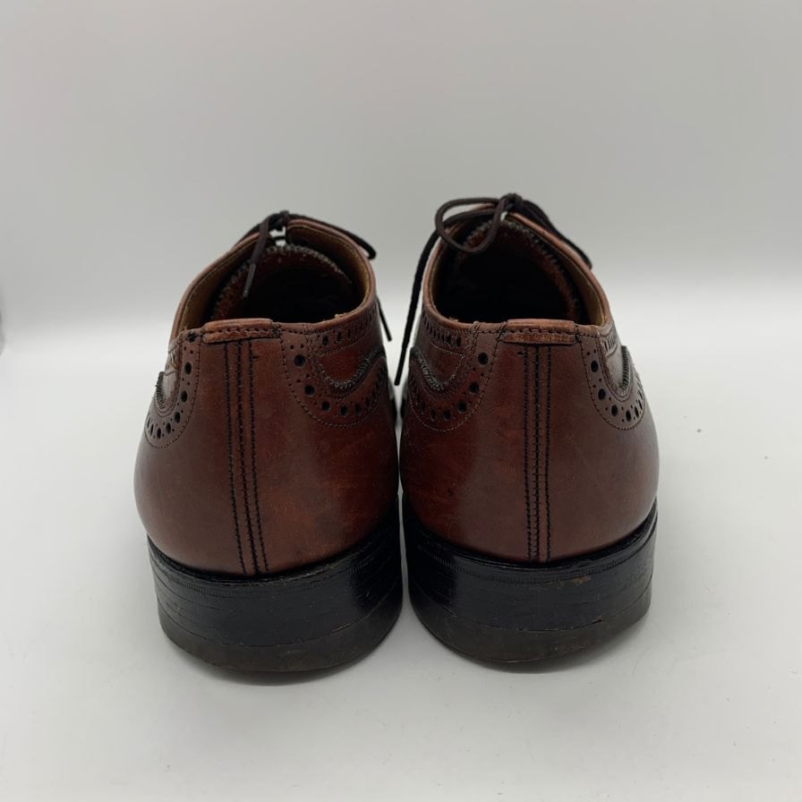 ダックス レザーシューズ ウィングチップ カーフ ボルドー メンズ サイズ10 Daks 約28.0cm【YB6】