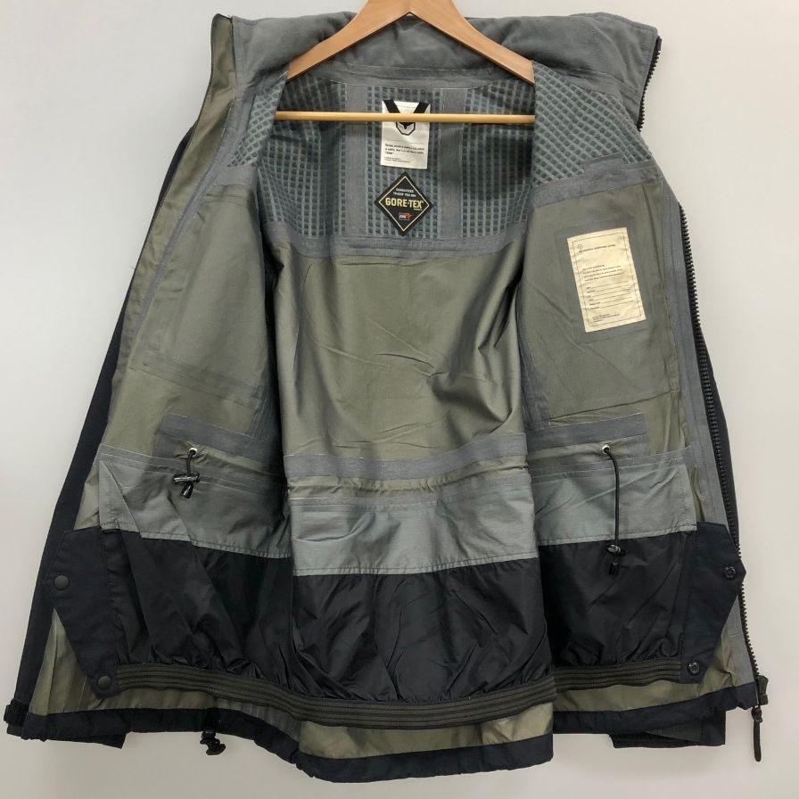 中古◆ヴィズヴィム ビズビム マウンテンジャケット ゴアテックス PRO-SHELL RECCOシステム メンズ サイズM ブラック  visvim 【AFA24】
