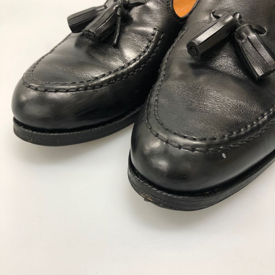 ジャランスリワヤ タッセルローファー 98690 1428 カーフ ブラック レディース サイズUK3.5 Jalan Sriwijaya 約22.5cm【AFC44】