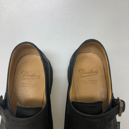 パラブーツ ウィリアム ダブルモンク リスレザー ブラック サイズUK8 Paraboot ビジネスシューズ 約26.5cm【LA】【中古】