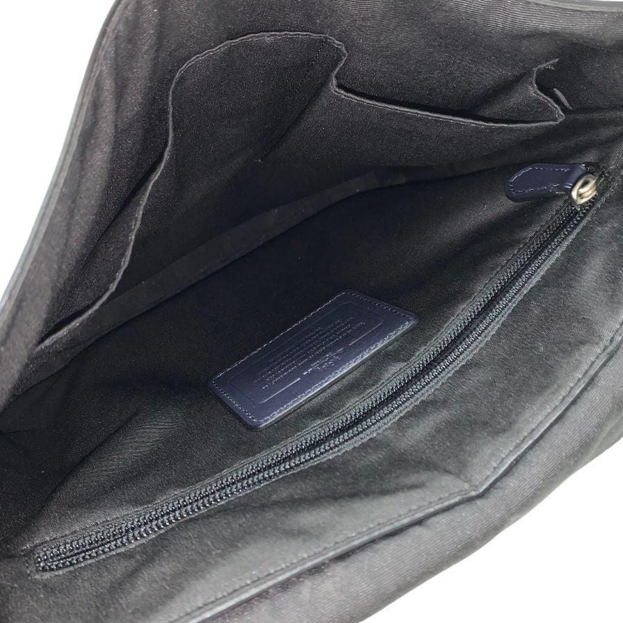 コーチ ショルダーバッグ F71721 レザー ネイビー メンズ COACH【AFE5】