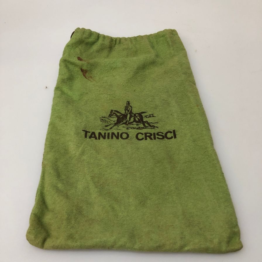 タニノクリスチー ヒールパンプス モンクストラップ ブラウン ゴールド金具 レディース サイズ37B TANINO CRISCI 約24.0cm【AFC31】